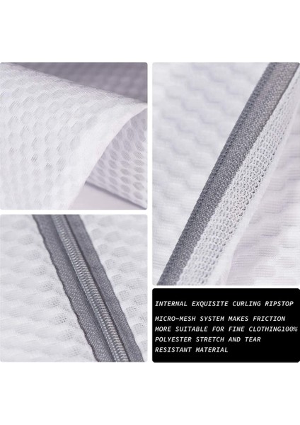 Adet Zarif ve Dayanıklı Petek Örgü Çamaşır Torbası, Giysiler Için Seyahat Saklama Çantası (Yurt Dışından) indirimleri