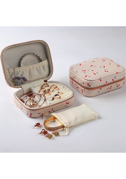 Taşınabilir Mücevher Kutusu Fermuar Depolama Organizatör Takı Tutucu Beyaz (Yurt Dışından) fiyatları