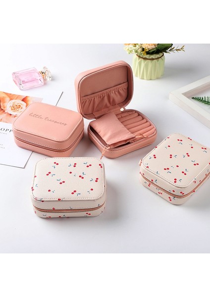 Taşınabilir Mücevher Kutusu Fermuar Depolama Organizatör Takı Tutucu Beyaz (Yurt Dışından) indirimleri