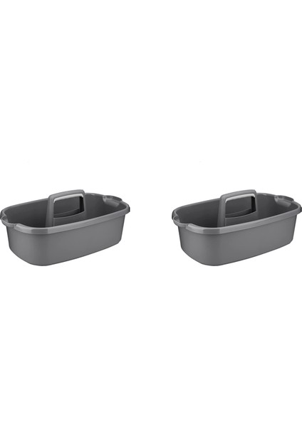 Banyo Için Saplı Duş Tote Organizatör Sepeti, Koyu Gri (Yurt Dışından)
