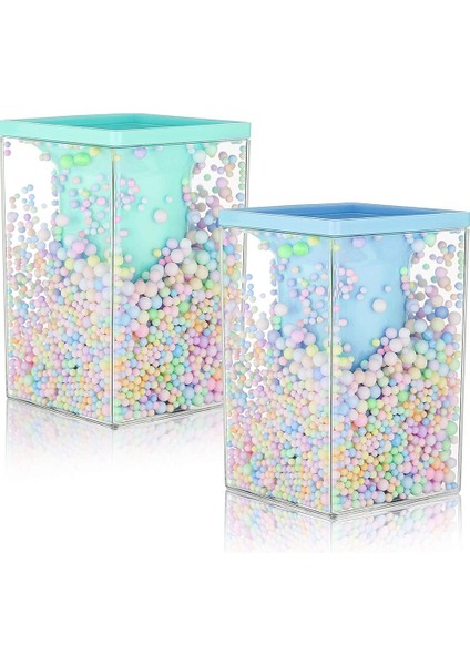 2 Parça Kalem Tutucu Çok Masaüstü Organizatör Kırtasiye Makyaj Fırça Depolama Tutucu Renkli Kabarcık Topu ile (Yurt Dışından)