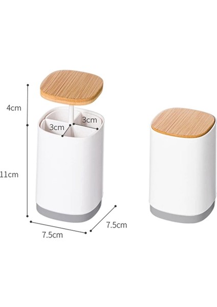 Otomatik Preslenmiş Swablar Kürdan Tutucu Dağıtıcı Vaka Tutucu Depolama Organizatör Kutusu Ev Dekorasyon-A (Yurt Dışından) fırsatları