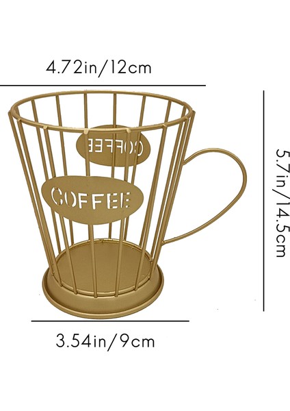 Evrensel Kahve Kapsül Depolama Sepeti Kahve Fincanı Sepeti Kahve Pod Organizatör Tutucu Ev Cafe Otel Için (Yurt Dışından) fiyatları