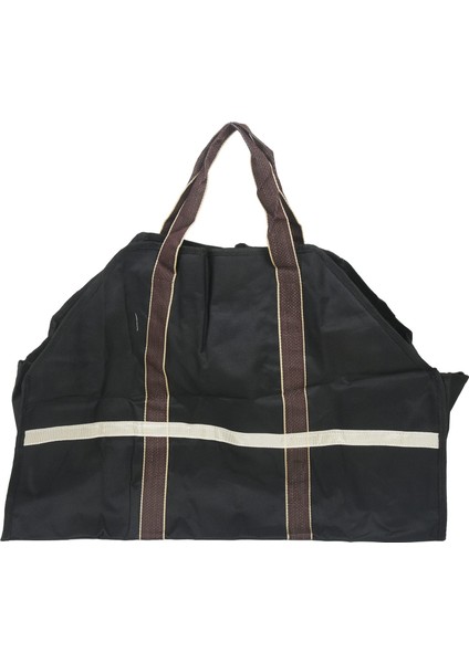 Yakacak Odun Taşıma Ahşap Tutucular Saklama Çantası Siyah (Yurt Dışından)