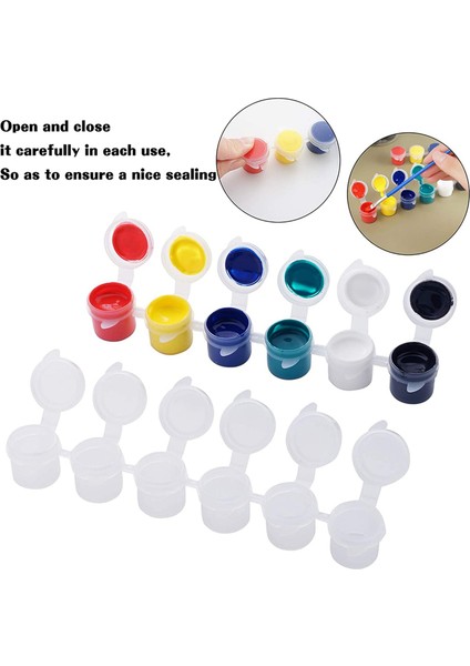 30 Yudumlu Boş Boya Bardağı Saklama Kapları Sanat El Sanatları (5ML/30PC) (Yurt Dışından) fiyatları