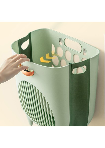 Banyo Katlanır Kirli Giysi Saklama Sepeti Çamaşır Sepeti Beyaz (Yurt Dışından) fiyatları