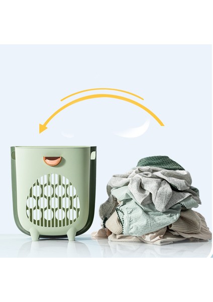 Banyo Katlanır Kirli Giysi Saklama Sepeti Çamaşır Sepeti Beyaz (Yurt Dışından) fırsatları