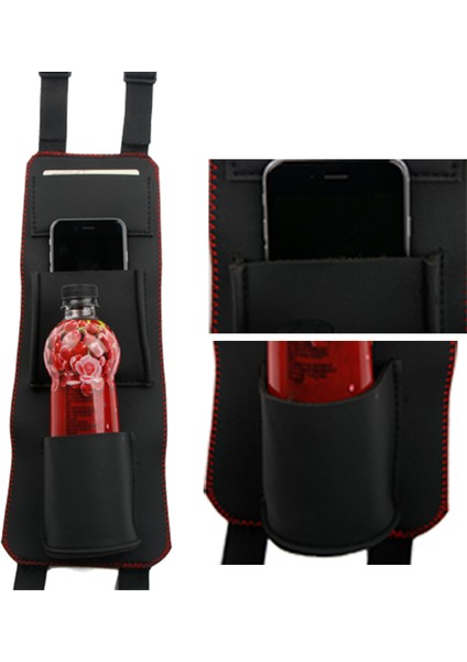 Araba Pu Çanta Koltuk Yan Braketi Saklama Çantası Bagaj Otomobil Parçaları Siyah (Yurt Dışından) modelleri