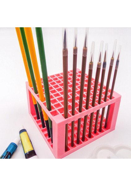Işaretleyiciler Fırça 96 Delikli Masa Standı Kalemlik Ayrılabilir Organizatör (Yurt Dışından) modelleri