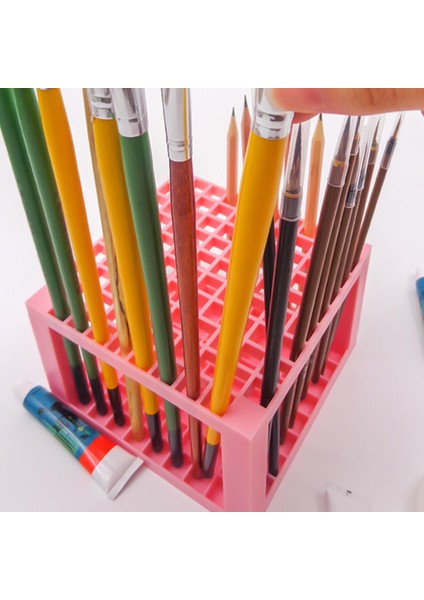 Işaretleyiciler Fırça 96 Delikli Masa Standı Kalemlik Ayrılabilir Organizatör (Yurt Dışından) fırsatları