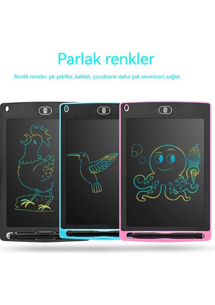 8,5 Inç Çocuklara Yönelik Eğitici LCD Tablet (Yurt Dışından)