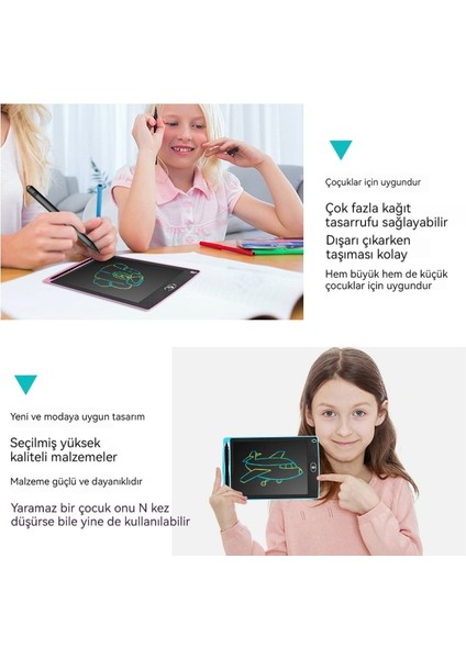 8,5 Inç Çocuklara Yönelik Eğitici LCD Tablet (Yurt Dışından)