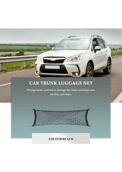 Araç Içi Bagaj Ağı Arka Kargo Mesh Ağı Saklama Elastik Tutucu (Yurt Dışından) fırsatları