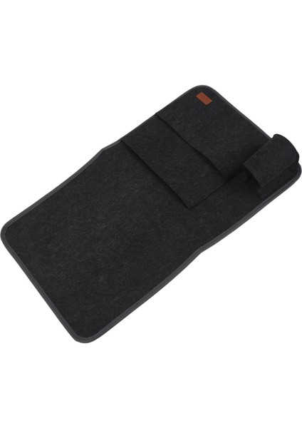 Başucu Saklama Çantası Keçe Asılı Depolama Organizatör Yatak Odası Yurt Koyu Gri Için Iç Cepler ile (Yurt Dışından) modelleri