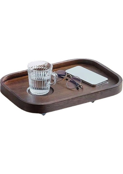 Kanepe Yan Depolama Masa Odası Organizatör Raf Punch-Ücretsiz Bölme Raf Yurdu Başucu Asılı Depolama Tutucu Kahverengi (Yurt Dışından)