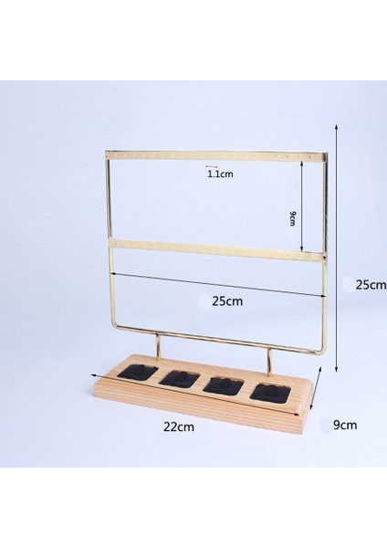 2 Katmanlı Ahşap Küpe Takı Organizatör Ekran Tutucu Pamuk Beyaz (Yurt Dışından) modelleri