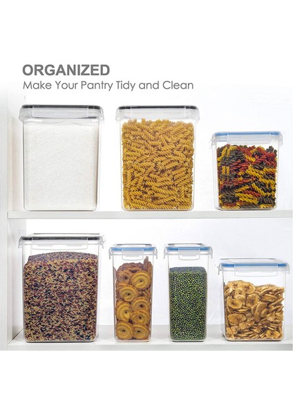 2pcs Gıda Saklama Kapları, Kapaklı Hava Geçirmez 6,5l, Kuru Gıda Için (Yurt Dışından) modelleri