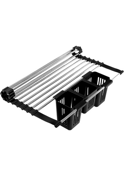 Katlanabilir Çok Fonksiyonlu Bulaşık Kurutma Rafı Mutfak Organizatör Depolama (Yurt Dışından)