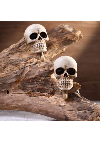 Kafatası Duvar Kancaları, Dekoratif Duvara Monte Anahtarlık Şapka Raf Organizatör Banyo Askısı Mandal Kullanın (Yurt Dışından) fırsatları