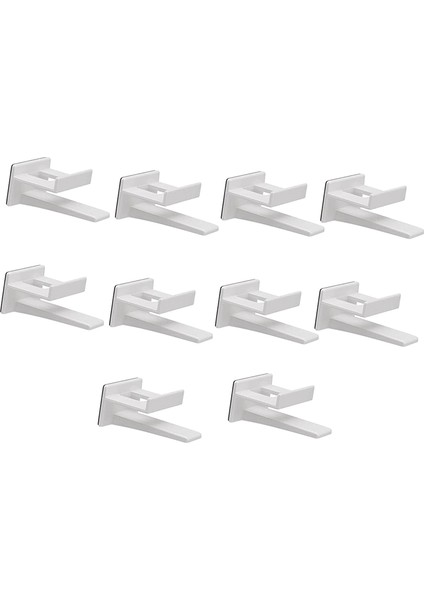 Beyzbol Şapkası Kancaları Duvara Monte Şapkalar Organizatör Tutucular Beyaz (Yurt Dışından)