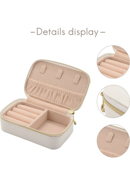 Küçük Mücevher Kutusu, Taşınabilir Avel Mücevher Kutusu Organizatör Beyaz (Yurt Dışından) indirimleri