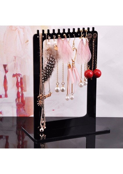 Takı Vitrin Akrilik Dikdörtgen Küpe Depolama Organizatör (Yurt Dışından) modelleri