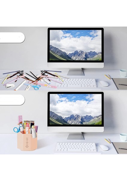 Sevimli Döndürme Organizatör, Kalemlik-Ofis Malzemeleri Pembe (Yurt Dışından) fırsatları