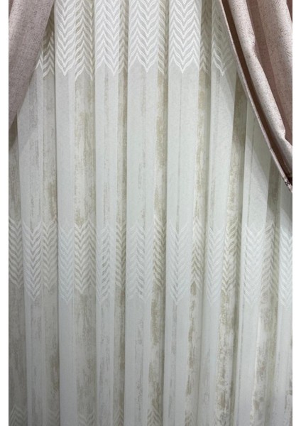 Dantel Çağla (1/3 Sık Pile) Ekru Tül Perde fırsatları