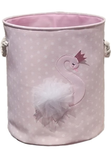 Çamaşır Sepeti Organizatör Sepeti Çizim Depolama Kuğu Deseni (Yurt Dışından)