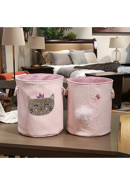 Çamaşır Sepeti Organizatör Sepeti Çizim Depolama Kuğu Deseni (Yurt Dışından) fiyatları