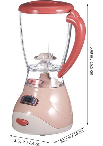 Işıklı Sesli Fonksiyonlu Oyuncak Blender, Eğlenceli- Eğitici Oyuncak Küçük Ev Aletleri