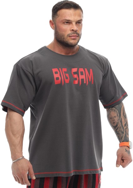 Oversize Kalın Lifestyle T-Shirt Big Sam 3335 fırsatları