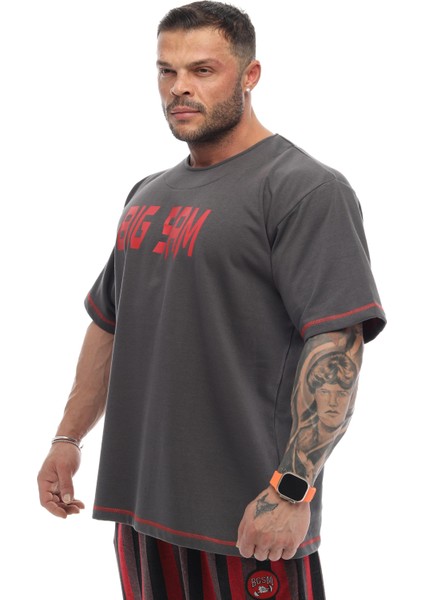 Oversize Kalın Lifestyle T-Shirt Big Sam 3335 indirimleri