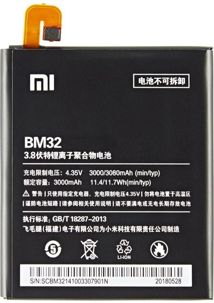Xiaomi Mi 4 Batarya 3000 Mah BM32