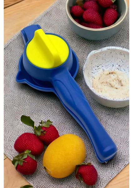 Limon-Narenciye Sıkacağı Plastik-Mavi