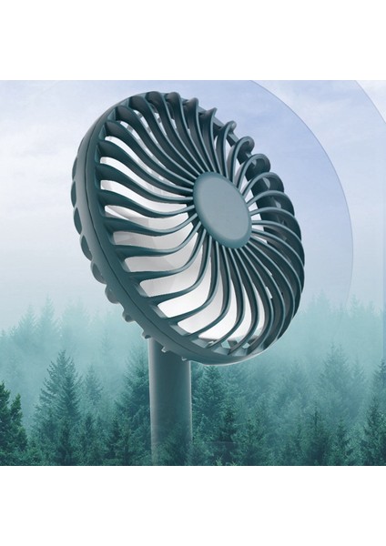 USB Masa Fanı Şarj Edilebilir Küçük Fan Masaüstü Mini Fan, Gece Lambası Ile, Ofis Ev Masası Için Taşınabilir Fan (Yurt Dışından)