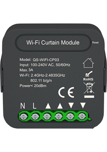 QS-WIFI-CP03 Tuya Wifi Perde Anahtar Modülü Panjur Panjur Motoru Akıllı Uzaktan Kumanda Ses Kontrolü (Yurt Dışından)