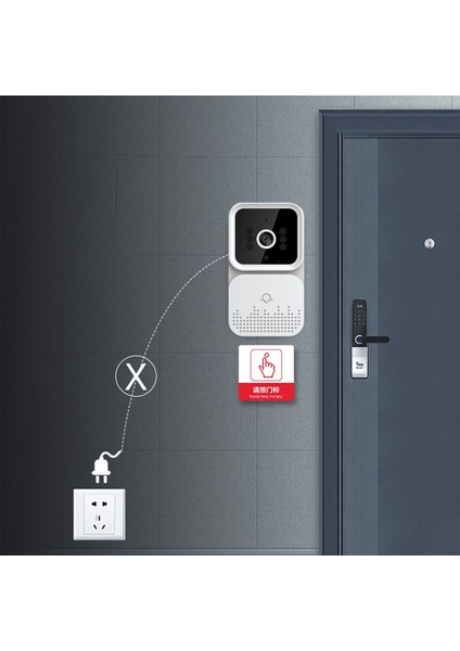 Kablosuz Kapı Zili Ev Güvenlik Pir Hareket Zil Kapı Sensörü Ses Alarmı 20 Şarkı Akıllı Kapı Zili Zil Dokunmatik Düğme (Yurt Dışından) indirimleri