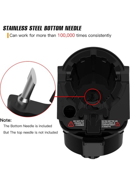 2.0 Modelleri Için Yedek Kahve Fincanı Pod Tutucu Iğne Düzeneği Bardak Pod Tutucu Parçaları (Yurt Dışından) fiyatları