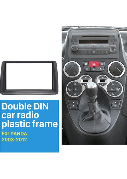 7 Inç 2 Din Araba Stereo Radyo Fasya Ses Mp5 Kurulum Dash Adaptör Çerçeve Paneli 2003-2012 Panda Için (Yurt Dışından) fiyatları