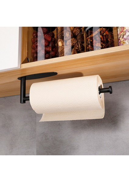 Banyo Tuvalet Kağıdı Rulo Havluluk Tek Elle Çalıştırılan Kağıt Havluluk Duvar Rafı Sönümleme Etkisi ile Kare (Yurt Dışından)