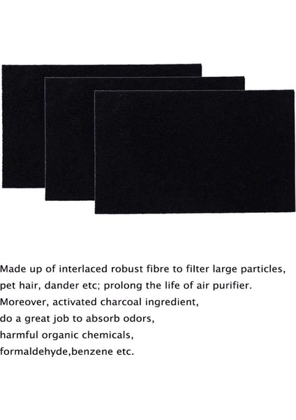 HAPF600D, HAP615, HAP625, HAP650, HAPF600D-U3, HAP725, HAP750 Hava Temizleme Cihazı Için Hepa Filtre Değişimi (Yurt Dışından)