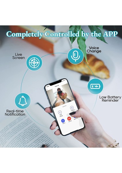 2.4g Wifi Kablosuz Kapı Zili Kamerası, Hareket Sensörü, 2 Yönlü Ses, Gece Görüşü, Canlı Ekran, Ios ve Android ile Uyumlu (Yurt Dışından) modelleri