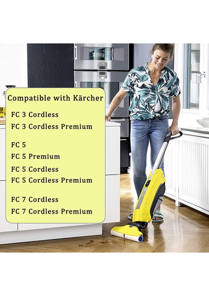 Çok Yüzeyli Silindirlerin Değiştirilmesi, Fc7 Fc5 Fc3 FC3D Sert Zemin Temizleyicilerle Uyumlu (Yurt Dışından) modelleri