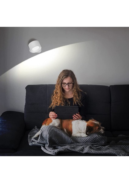 Duvar Aplikleri, LED Işıklar Pille Çalışan Duvar Lambaları Şarj Edilebilir 360° Serbest Döndürülebilir Manyetik Toplu Okuma Işığı (Yurt Dışından) fırsatları