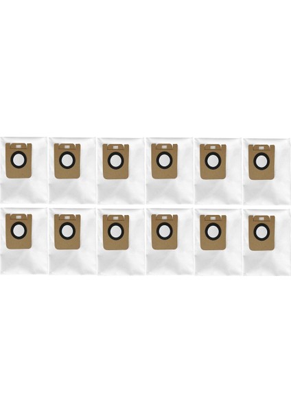 Bot L10PLUS/Z10PRO Elektrikli Süpürge Yedek Parça Aksesuarları Için 12 Adet Toz Torbası (Yurt Dışından)