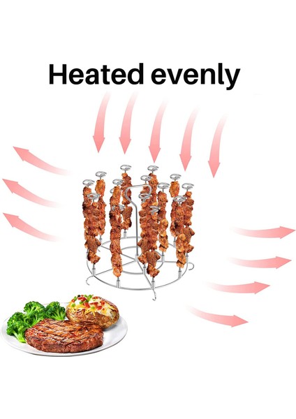 Şiş Standı, Ninja Foodi 8 Quart Kurutucu Rafı Için Ev Mutfak Için Hava Fritöz Aksesuarları Izgara (Yurt Dışından) modelleri