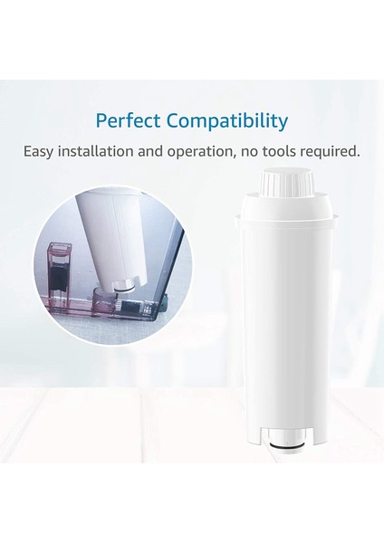 3 Adet Kahve Makinesi Yedek Su Filtresi Dls C002 Ecam Esam Bco EC680 EC800 Filtresi (Yurt Dışından)
