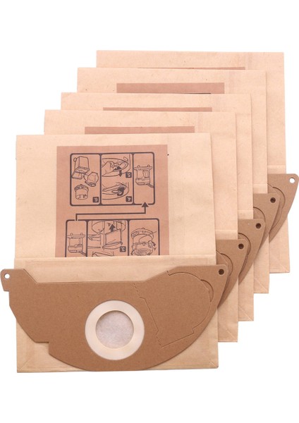 5 Adet/takım Elektrikli Süpürge Kağıt Çöp Toz Torbaları WD2250 A2004 A2054 Mv2 Elektrikli Süpürge Makinesi Aksesuarı (Yurt Dışından)