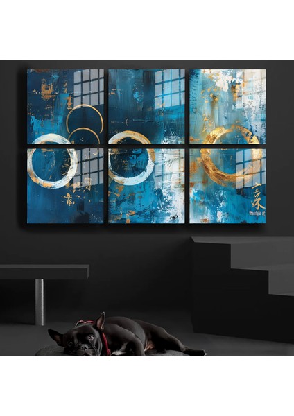 Sanat^# Soyut Desen Cam Tablo 04 fiyatları